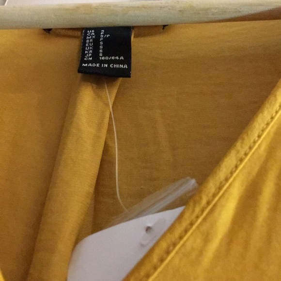 HP💋New Mustard Yellow Dress Forever 21 Sexy Small - Picture 5 of 6